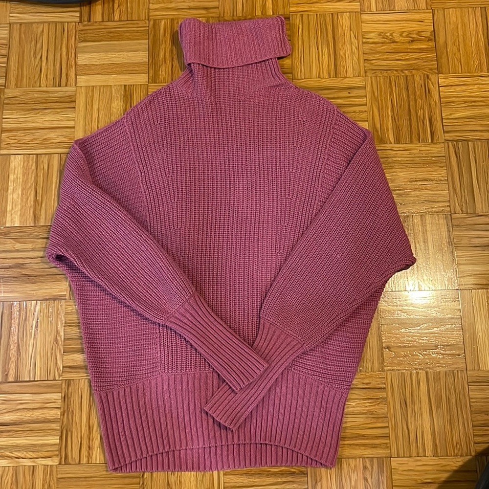 Over sized turtle neck sweater tunic